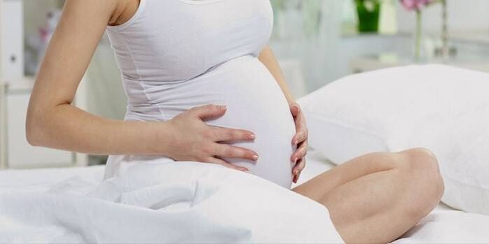 Varicose veins in the pelvis during pregnancy